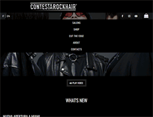 Tablet Screenshot of contestarockhair.com